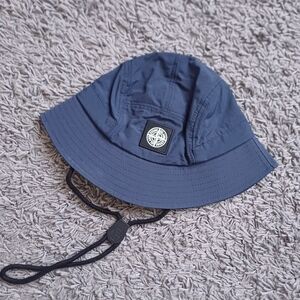 Stone Island Blue Ripstop bucket Hat